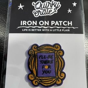 Friends inspired iron on patch